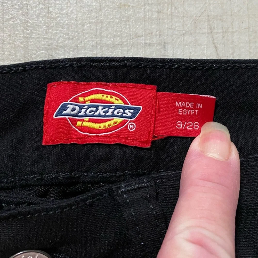 Dickies Women's Classic Black Skinny stretch Jeans - Picture 2 of 5